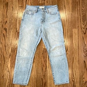 Madewell The Perfect Vintage Jean in size 26 petite light wash